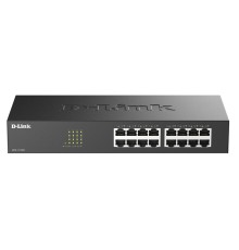 коммутатор D-Link Неуправляемый коммутатор, 16x100Base-TX, корпус металл