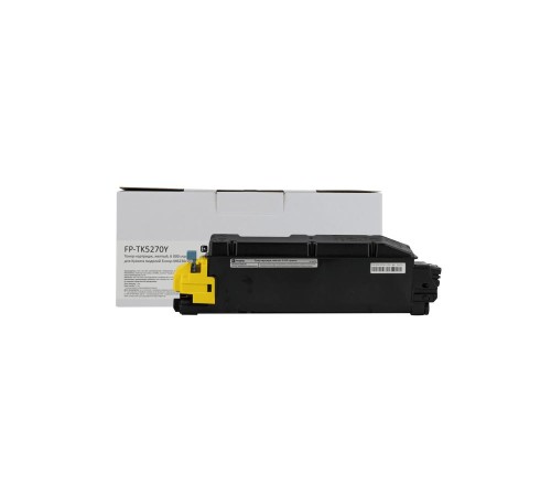Тонер-картридж F+ imaging, желтый, 6 000 страниц, для Kyocera моделей Ecosys M6230cidn/M6630cidn (аналог TK-5270Y /1T02TVANL0), FP-TK5270Y (Вскрытая упаковка)