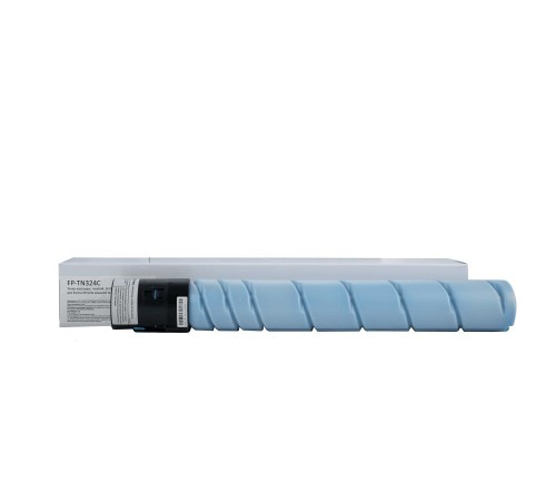 Тонер-картридж F+ imaging, голубой, 26 000 страниц, для Konica Minolta моделей bizhub C258/C308/C368 (аналог A8DA430/TN-324C/A8DA450/TN-324C), FP-TN324C
