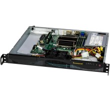 Сервер Supermicro SuperServer 1U 511R-ML 1xE-2486/ 1x32Gb/  1x480GB SATA/SFT-DCMS-Single