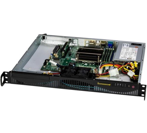 Сервер Supermicro SuperServer 1U 511R-ML 1xE-2486/ 1x32Gb/  1x480GB SATA/SFT-DCMS-Single