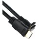 Кабель/ Кабель HDMI<=>HDMI-угловой коннектор 90град 1.8м, 2.0V VCOM <CG523-1.8M>