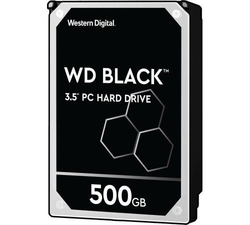 Жесткий диск/ HDD WD SATA3  500Gb Caviar Black 7200 64Mb