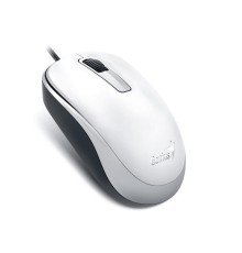 Мышь DX-125, USB, белая (white, optical 1000dpi, подходит под обе руки) (Мятая упаковка)