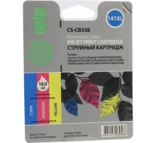 -/ Картридж струйный Cactus CS-CB338 №141XL многоцветный (18мл) для HP DJ D4263/D4363/D5360/DJ J5783/J6