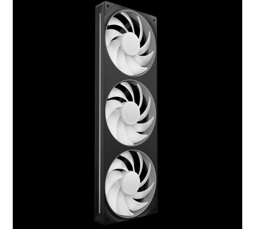 Кулер для корпуса ПК/ Case Cooler NZXT F360 RGB Core (120x120x25mm, 4-pin PWM, RGB, 75.12CFM, 30dBA, 2400RPM, Black, Single-Frame RGB Fan Unit)