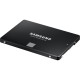 Твердотельный накопитель/ Samsung SSD 870 EVO, 2000GB, 2.5" 7mm, SATA3, 3-bit MLC, R/W 560/530MB/s, IOPs 98 000/88 000, DRAM buffer 2048MB, TBW 1200, DWPD 0.33 (12 мес.)