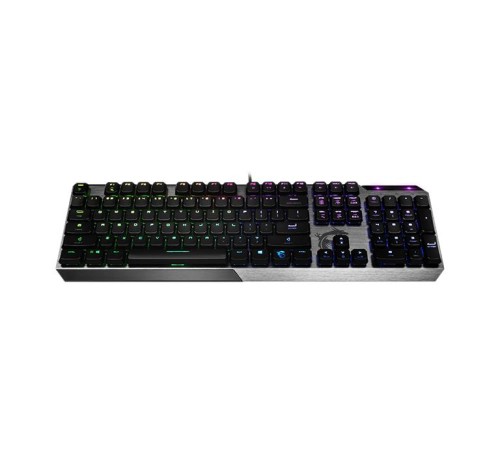 Клавиатура Gaming Keyboard MSI VIGOR GK50 LOW PROFILE, Wired, Mechanical, with Kailh Low Profile Tactile Keys, Floating Key Design, RGB, Black