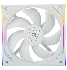 Кулер для корпуса/ Case Cooler Thermalright TL-M12W (120x124x25mm, 4-pin PWM, ARGB, 47.6CFM, 23.2dBA, 1500RPM, White)