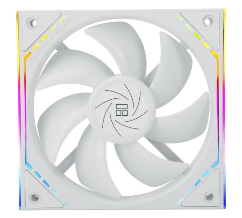 Кулер для корпуса/ Case Cooler Thermalright TL-M12W (120x124x25mm, 4-pin PWM, ARGB, 47.6CFM, 23.2dBA, 1500RPM, White) Кулер для корпуса/ Case Cooler Thermalright TL-M12W (120x124x25mm, 4-pin PWM, ARGB, 47.6CFM, 23.2dBA, 1500RPM, White)