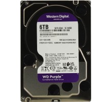 Жесткий диск/ HDD WD SATA3 6TB Purple 5400 RPM 64Mb  1 year warranty