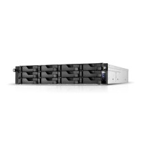 Сетевое хранилище ASUSTOR AS6512RD 12Bay/Intel Atom C3538, 2.1GHz/8GB DDR4/noHDD,LFF(HDD,SSD),/2x1GbE(LAN)/4xUSB3.2