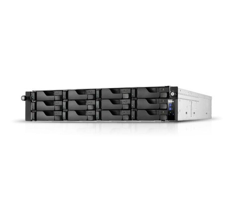 Сетевое хранилище ASUSTOR AS6512RD 12Bay/Intel Atom C3538, 2.1GHz/8GB DDR4/noHDD,LFF(HDD,SSD),/2x1GbE(LAN)/4xUSB3.2 (существенное повреждение коробки)
