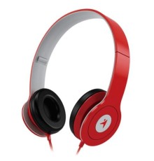 Гарнитура Genius HS-M450 Red (проводная 3,5мм, складная, микрофон/управление на проводе) (Мятая упаковка)