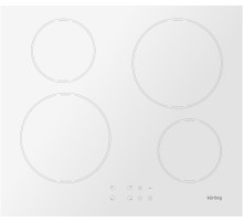 Встраиваемая варочная панель/ Индукционная,Габариты (ВхШхГ) (мм):54x595x520, белая