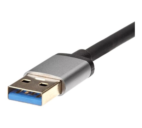 Кабель-переходник/ Кабель-переходник USB 3.0 (Am) --> HDMI(f)+VGA(f), Aluminum Shell, VCOM <CU322M> Кабель-переходник/ Кабель-переходник USB 3.0 (Am) --> HDMI(f)+VGA(f), Aluminum Shell, VCOM <CU322M>