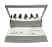 Переплетчик ГЕЛЕОС БП-16 на пластиковую пружину, А4, ручная перфорация 16 листов, переплет макс до 500 л. глубина перфорации 2-3-4-5 мм