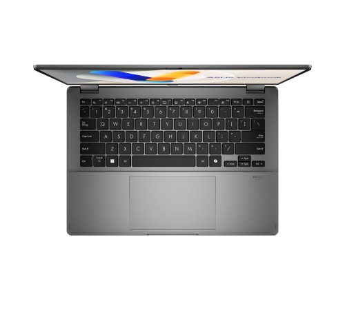 Ноутбук/ ASUS TP3407SA-QL055W flip 14"(1920x1200 OLED)/Touch/Intel Core Ultra 7 256V(2.2Ghz)/16384Mb/1024PCISSDGb/noDVD/Int:Intel Arc graphics/Cam/BT/WiFi/70WHr/war 1y/1.57kg/Matte Gray/Win11Home + стилус Ноутбук/ ASUS TP3407SA-QL055W flip 14"(1920x1200 OLED)/Touch/Intel Core Ultra 7 256V(2.2Ghz)/16384Mb/1024PCISSDGb/noDVD/Int:Intel Arc graphics/Cam/BT/WiFi/70WHr/war 1y/1.57kg/Matte Gray/Win11Home + стилус