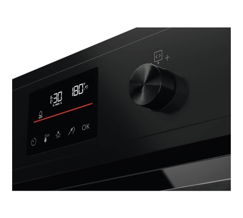 Встраиваемые электрические духовки ELECTROLUX/ Электрический духовой шкаф  с конвекцией, приготовление на пару, объем 72 л, автопрограммы, очистка пиролитическая, 3 стекла в дверце, направляющие проволочные + телескопические (1 уровень), термощуп