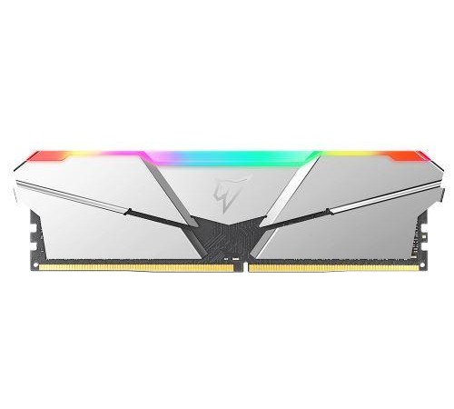 Оперативная память Netac Shadow RGB 16GB (2x8GB) DDR4-3200 (PC4-25600) C14 14-16-16-36 1.35V XMP Dual DIMM Kit Silver