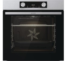 Встраиваемые электрические духовки GORENJE/ Духовой шкаф, Полезный объем: 77 л, Автопрограммы, Стандартный шарнир дверцы, Решетка, Съемные направляющие, Дверца CompactDoor: 2 стекла + 1 термослой, Габаритные размеры (вхшхг): 59,5 × 59,5 × 56,4 см, Вес (бр