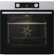 Встраиваемые электрические духовки GORENJE/ Духовой шкаф, Полезный объем: 77 л, Автопрограммы, Стандартный шарнир дверцы, Решетка, Съемные направляющие, Дверца CompactDoor: 2 стекла + 1 термослой, Габаритные размеры (вхшхг): 59,5 × 59,5 × 56,4 см, Вес (бр