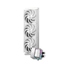 Система охлаждения/ Water Cooling System PCCooler DS360 WH (310W, 360mm, LED temp., White, ARGB Pump/ Fans: 3x120mm, 86.73CFM, 28dBA, 2200RPM/ Pump height 67mm, 28dBA, 3200RPM, Rad thickness 27mm/ S: 1851, 1700, 1200, 20XX, 115X, AM5, AM4)