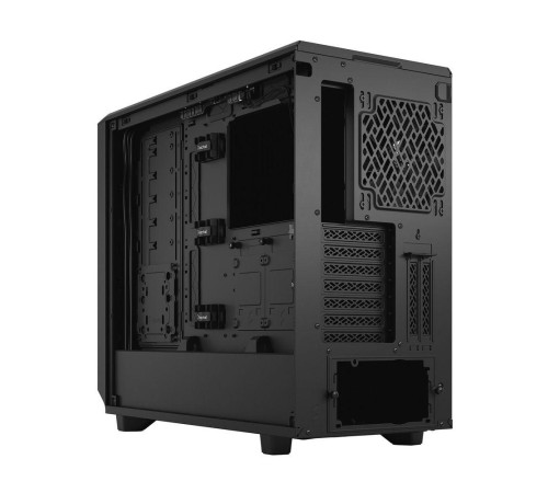Корпус ПК без блока питания/ Case Fractal Design Meshify 2 Solid, Midi-Tower, 3x140mm, 2xUSB-A 3.2 + 1xUSB 3.2 Type-C E-ATX, ATX, mATX, mITX, Black