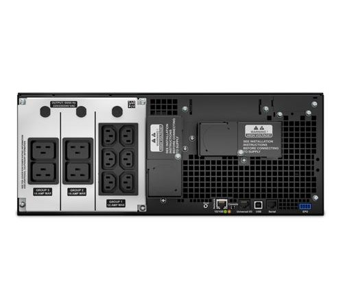 Источник бесперебойного питания для персональных компьютеров и серверов APC Smart-UPS SRT RM, 6000VA/6000W, On-Line, Extended-run, Rack 4U (Tower convertible), Pre-Inst. Web/SNMP, with PC Business, Black, 1 year warranty