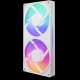 Кулер для корпуса ПК/ Case Cooler NZXT F240 RGB Core (120x120x25mm, 4-pin PWM, RGB, 75.12CFM, 30dBA, 2400RPM, White, Single-Frame RGB Fan Unit)