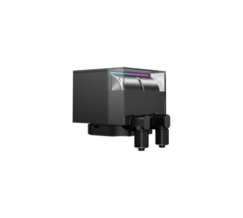 Система охлаждения/ Water Cooling System PCCooler DS360 Display BK (310W, 360mm, LED, Black, ARGB Pump/ Fans: 3x120mm, 90.56CFM, 39.8dBA, 2500RPM/ Pump height 65mm, 15dBA, 2600RPM, Rad thickness 27mm/ S: 1851, 1700, 1200, 115X, AM5, AM4)