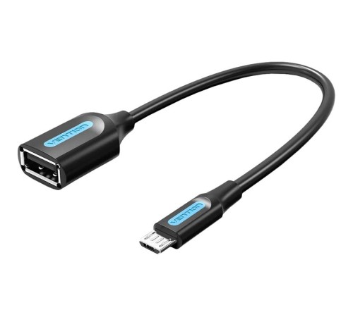 Адаптер переходник Vention OTG USB 2.0 AF/micro B 5pin - 0.15м Адаптер переходник Vention OTG USB 2.0 AF/micro B 5pin - 0.15м