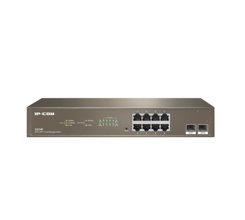 коммутатор Коммутатор 8GE/2SFP POE MANAGED G3310F IP-COM TENDA коммутатор Коммутатор 8GE/2SFP POE MANAGED G3310F IP-COM TENDA