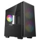 корпус Deepcool CH360 без БП, боковое окно (закаленное стекло), 2x140мм ARGB LED вентилятор спереди и 1x120мм ARGB LED вентилятор сзади, черный, mATX (R-CH360-BKAPE3-G-1)