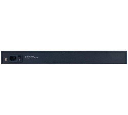 Коммутатор/ OSNOVO PoE коммутатор 24 x 10/100 Base-T PoE, 2 x GE Combo Uplink (RJ45 + SFP), PoE на порт - до 30W, суммарно PoE до 385W