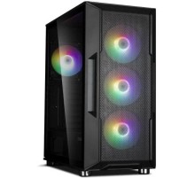 корпус ZALMAN I3 NEO BLACK, ATX, BLACK, FRONT MESH, WINDOW, 2x3.5", 3x2.5", 1xUSB2.0, 2xUSB3.0, FRONT 3x120mm FRGB, REAR 1x120mm FRGB