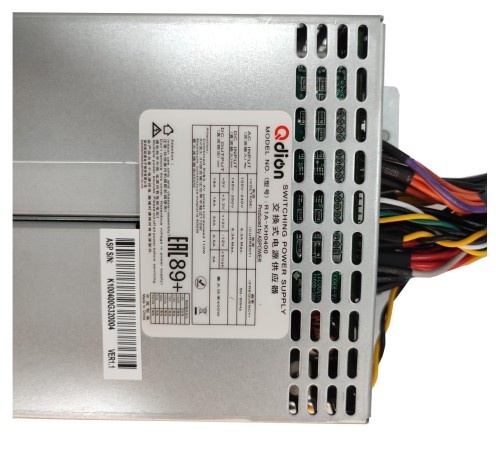 Блок питания серверный/ Server power supply Qdion Model R1A-KH0400 P/N:99RAKH0400I1110210 1U Slim Redundant 400W AC-DC Efficiency 80 Plus Silver, Cable connector: C14 Блок питания серверный/ Server power supply Qdion Model R1A-KH0400 P/N:99RAKH0400I1110210 1U Slim Redundant 400W AC-DC Efficiency 80 Plus Silver, Cable connector: C14