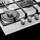 Варочная поверхность Monsher/ Варочная поверхность Monsher , газ, High-Tech, поворотные переключатели, автоматический электроподжиг, газ-контроль, материал решеток чугун, мощность конфорок 1, 1.75, 2.5 кВт, цвет белый