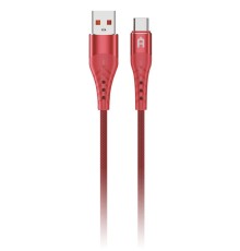 Кабель Alteracs USB-Type C FT01-AC текстиль Red