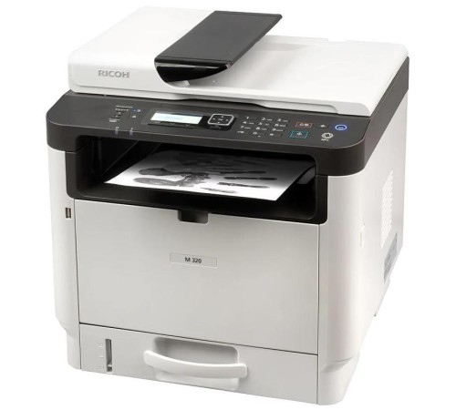 Монохромное А4 МФУ 3-в-1 Ricoh M 320 Монохромное А4 МФУ 3-в-1 Ricoh M 320