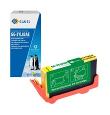 Картридж Cartridge GG 912XL для OfficeJet 8013/8023/8025 желтый 825 стр. аналог 3YL83AE гарантия 36 мес.