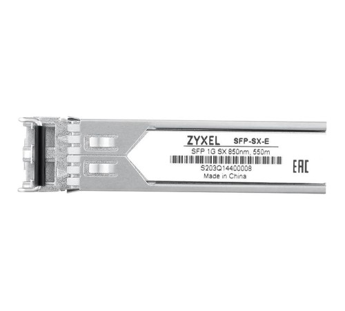 Трансивер/ Zyxel SFP-SX-E (pack of 10 pcs), multi mode, SFP, LC, 850nm, 550 m Трансивер/ Zyxel SFP-SX-E (pack of 10 pcs), multi mode, SFP, LC, 850nm, 550 m