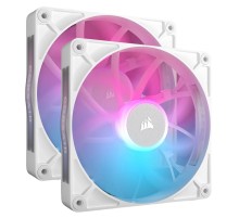 Кулер для корпуса/ Case Cooler Corsair iCUE LINK RX140 RGB (140x140x25mm, 4-pin PWM, RGB, 94.7CFM, 36dBA, 1700RPM, White, 2pcs)