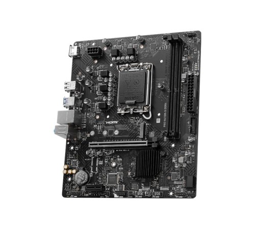 Материнская плата MSI PRO H610M-S DDR4 H610,LGA1700,2DDR4,1PCI-Ex16,1PCI-Ex1,2M.2,2SATA3.0,4USB3.2Gen1,8U