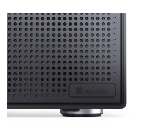 Корпус без блока питания/ Case JONSBO N4, Mini-Tower, 1x120mm, 1xUSB-A 3.0 + 1xUSB-C 3.2, SFX PSU Support, mATX, mITX Black