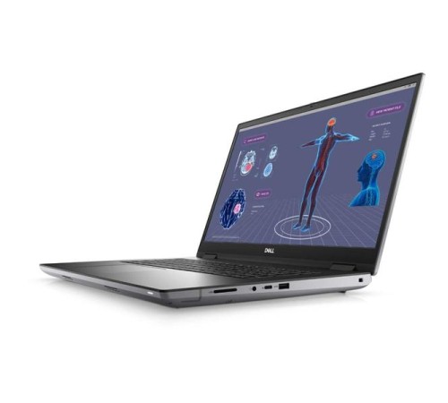 Ноутбук без сумки DELL Precision 7780  Core i7-13850HX 17.3" UHD AG  64GB (2x32GB) DDR5 1TB SSD, NV RTX 5000,Linux,3,07kg,KB Eng/Rus