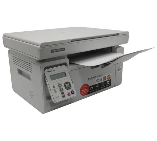 Лазерное многофункциональное устройство Pantum M6507W, P/C/S, Mono laser, А4, 22 ppm (max 20000 p/mon), 600 MHz, 1200x1200 dpi, 128 MB RAM, paper tray 150 pages, USB, WiFi, start. cartridge 1600 pages ( (незначительное повреждение коробки)
