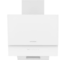 Вытяжка Kuppersberg/ наклонная, 60 см, 600 м3/ч, отвод/рециркуляция, 3 скорости, белый цвет