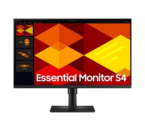 Монитор Samsung 27" Essential S4 S40GD S27D400GAI IPS LED 16:9 1920x1080x100Hz 5ms 250cd 1000:1 178/178 2*HDMI DP USB2.0 x2 HAS Tilt Pivot Swivel VESA Black (незначительное повреждение коробки)