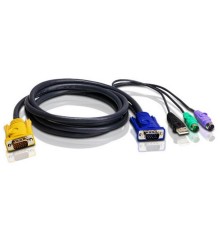 Кабель ATEN USB-PS/2 3.0M HYBRID CABLE., 3m